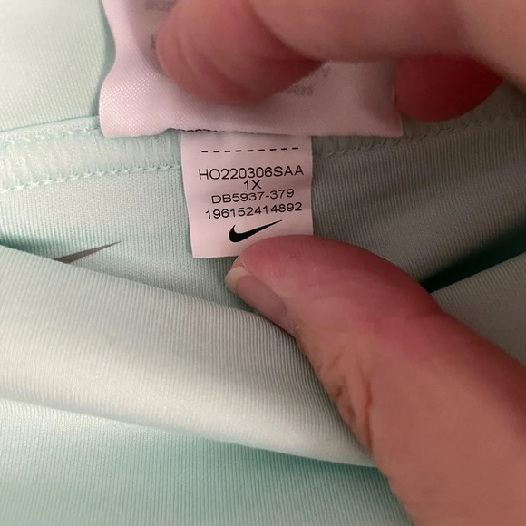 NIKE Pleated 15” Golf Skort Mint Green Sz 1X - Picture 9 of 12